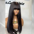 Fringe Luxe Straight Layered - bg hair