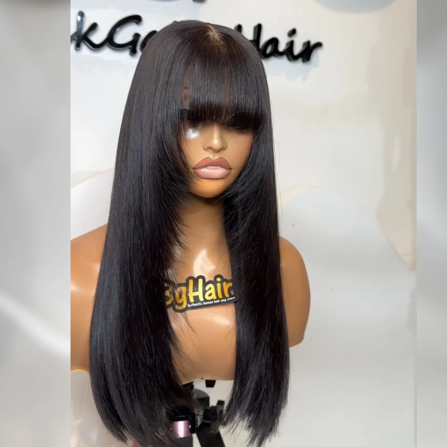 Fringe Luxe Straight Layered 1 Fringe Luxe Straight Layered - bg hair