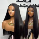 Luxe Straight - 5 BY 5 SWISS - 300 - BlackGold Hair