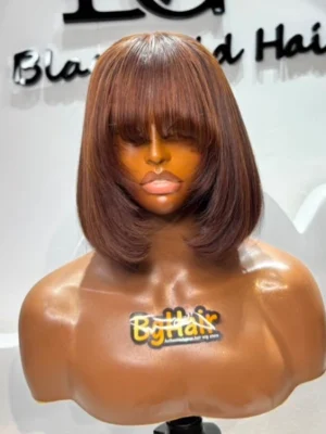 Luxe Bob Fringe Wig 10