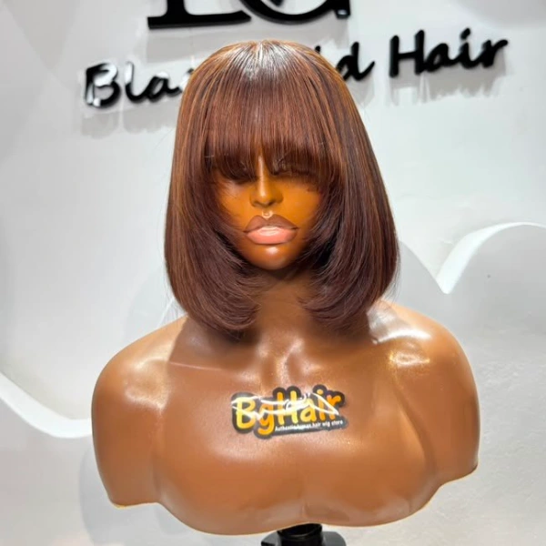 Luxe Bob Fringe Wig 10